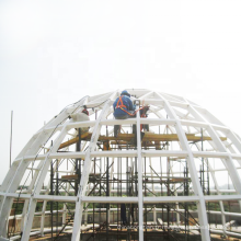 Spage à grande portée de type dôme en aluminium Roofing for Church Building